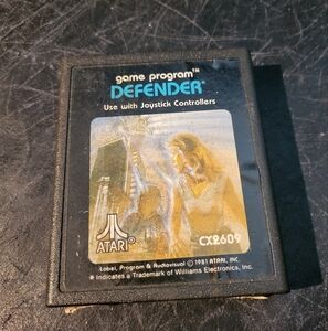 Vintage 1981 Atari Game Program Defender
